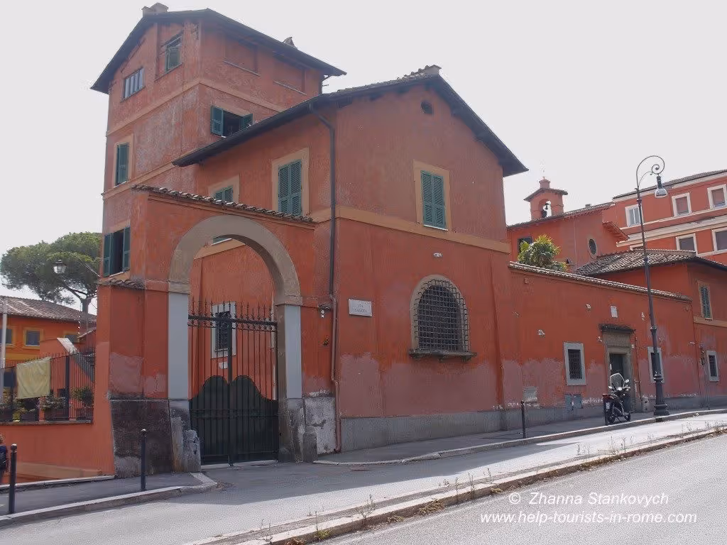 Entrance to the Catacombs of Priscilla, Rome