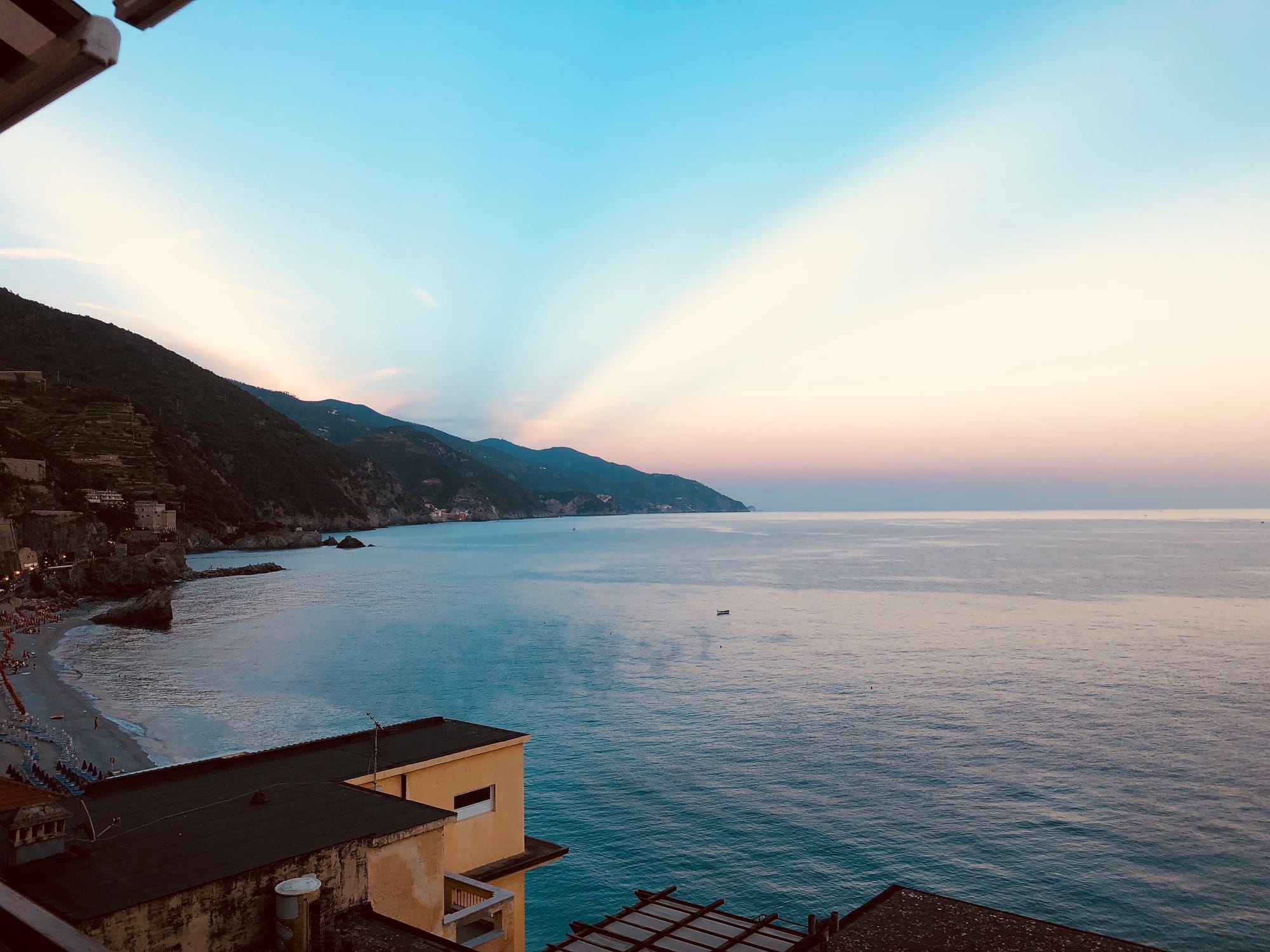 View of Cinque Terre from Monterosso