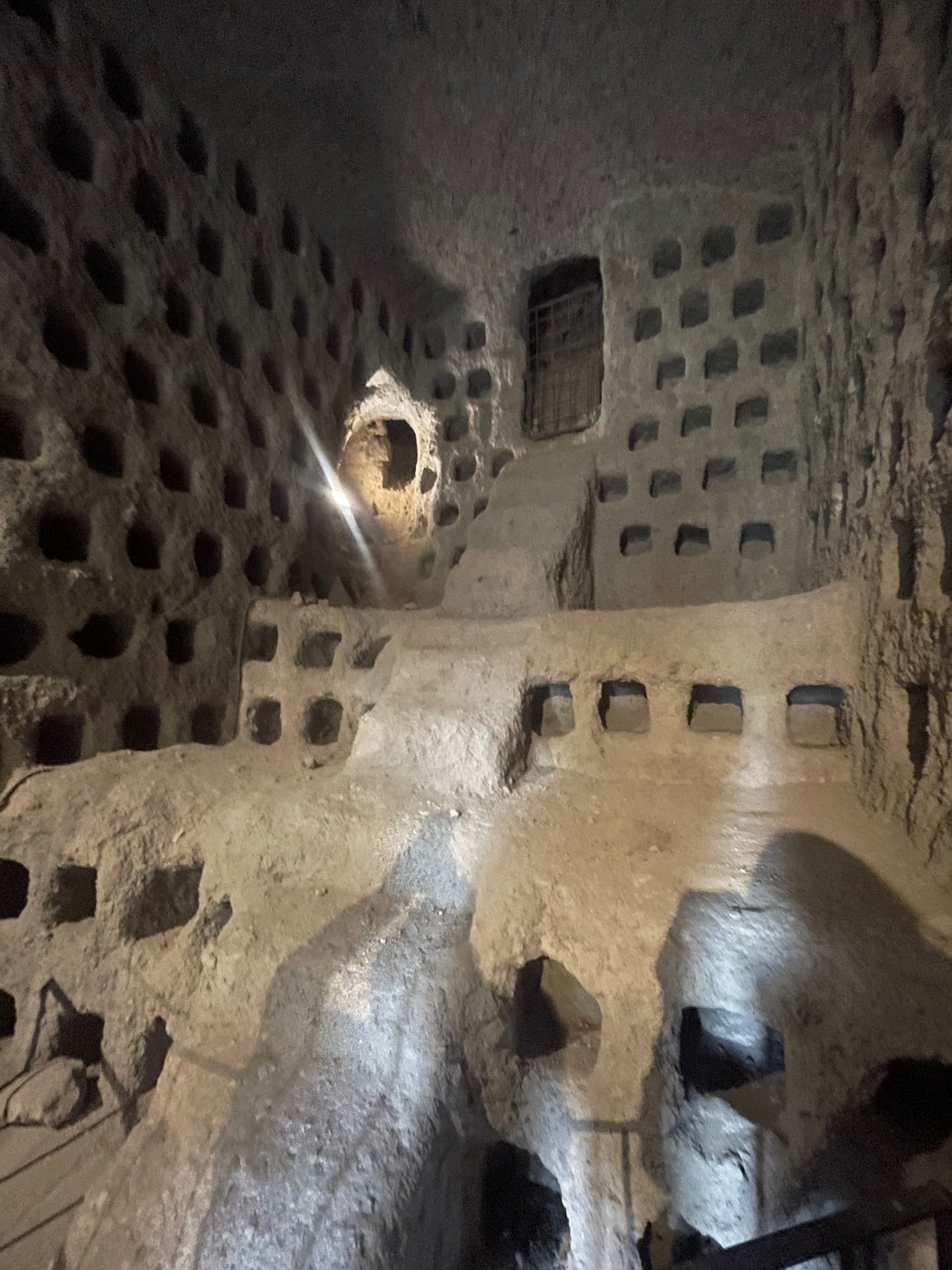 Orvieto Underground - one of the caves where pigeons were kept