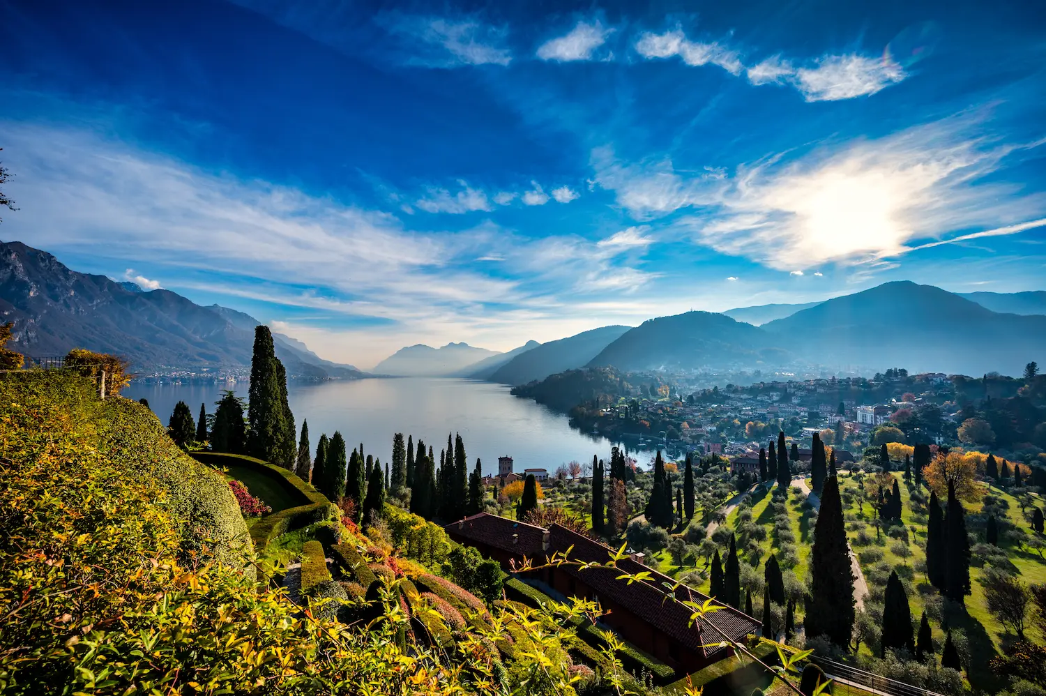 View over Lake Como