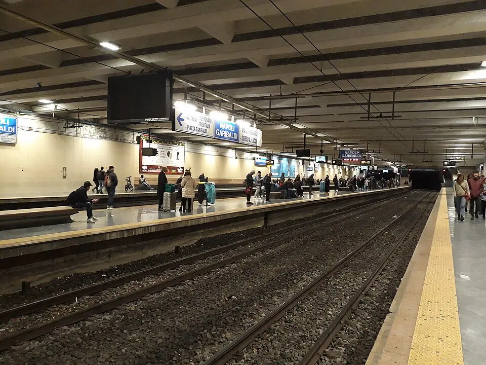 Circumvesuviana train station - Napoli Garibaldi.