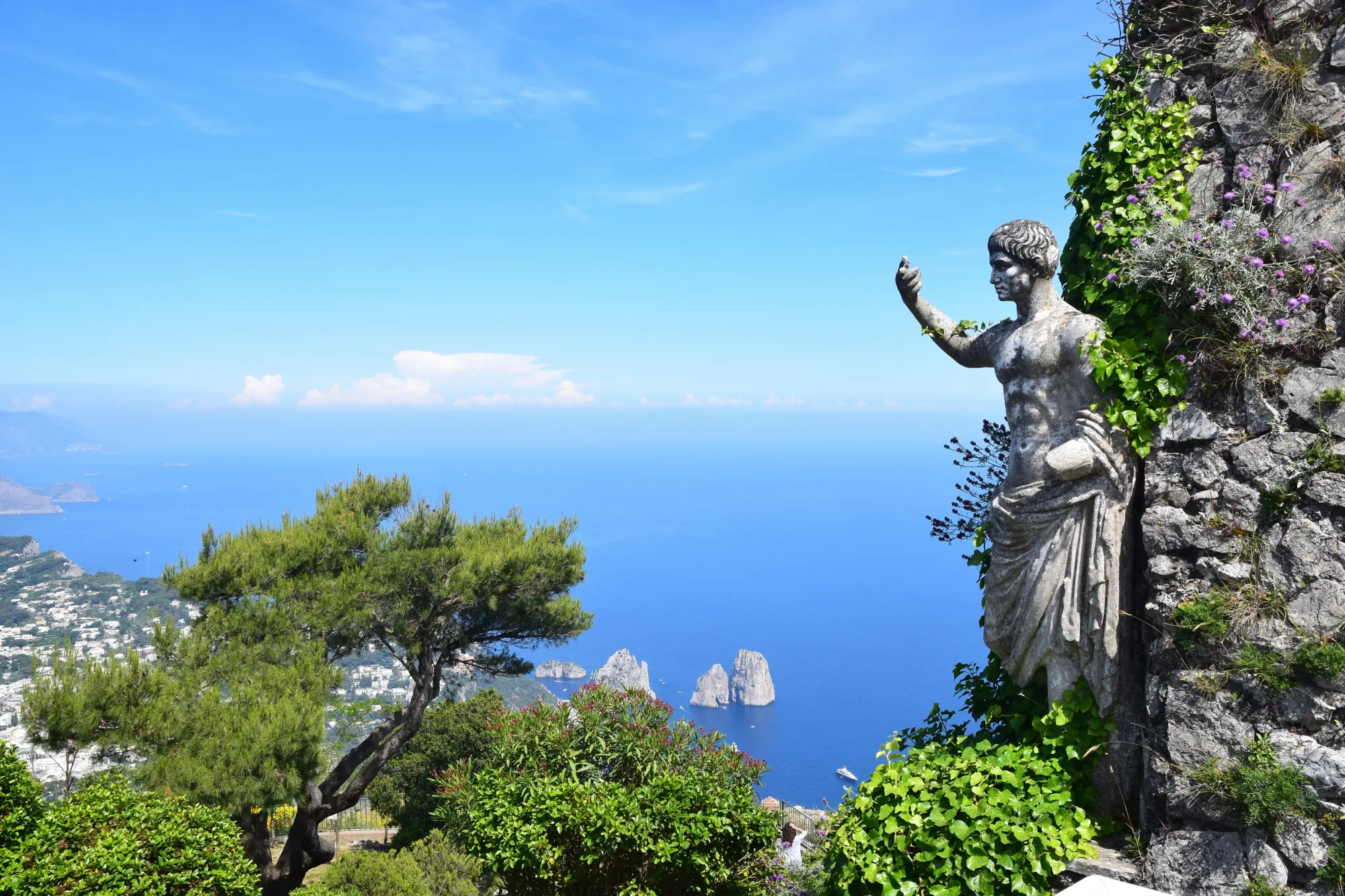 The view over Capri