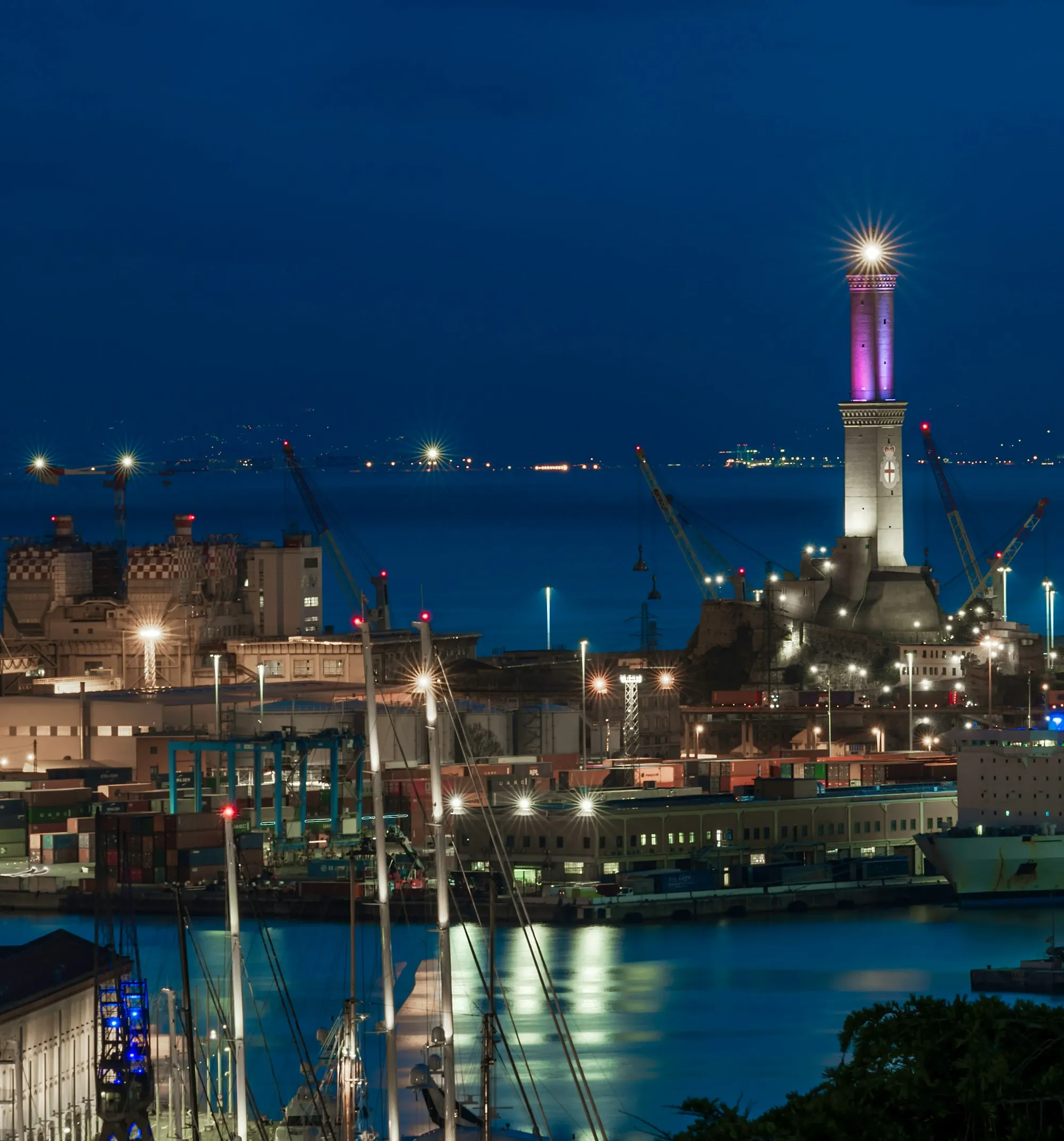 Lanterna (Genoa's lighthouse) in the Port