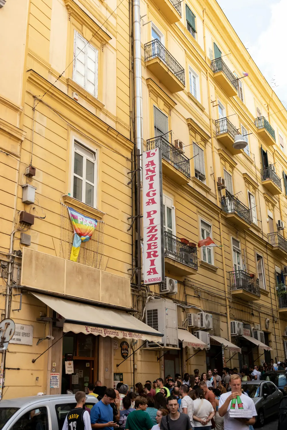 The famous Da Michele Pizzeria, Naples