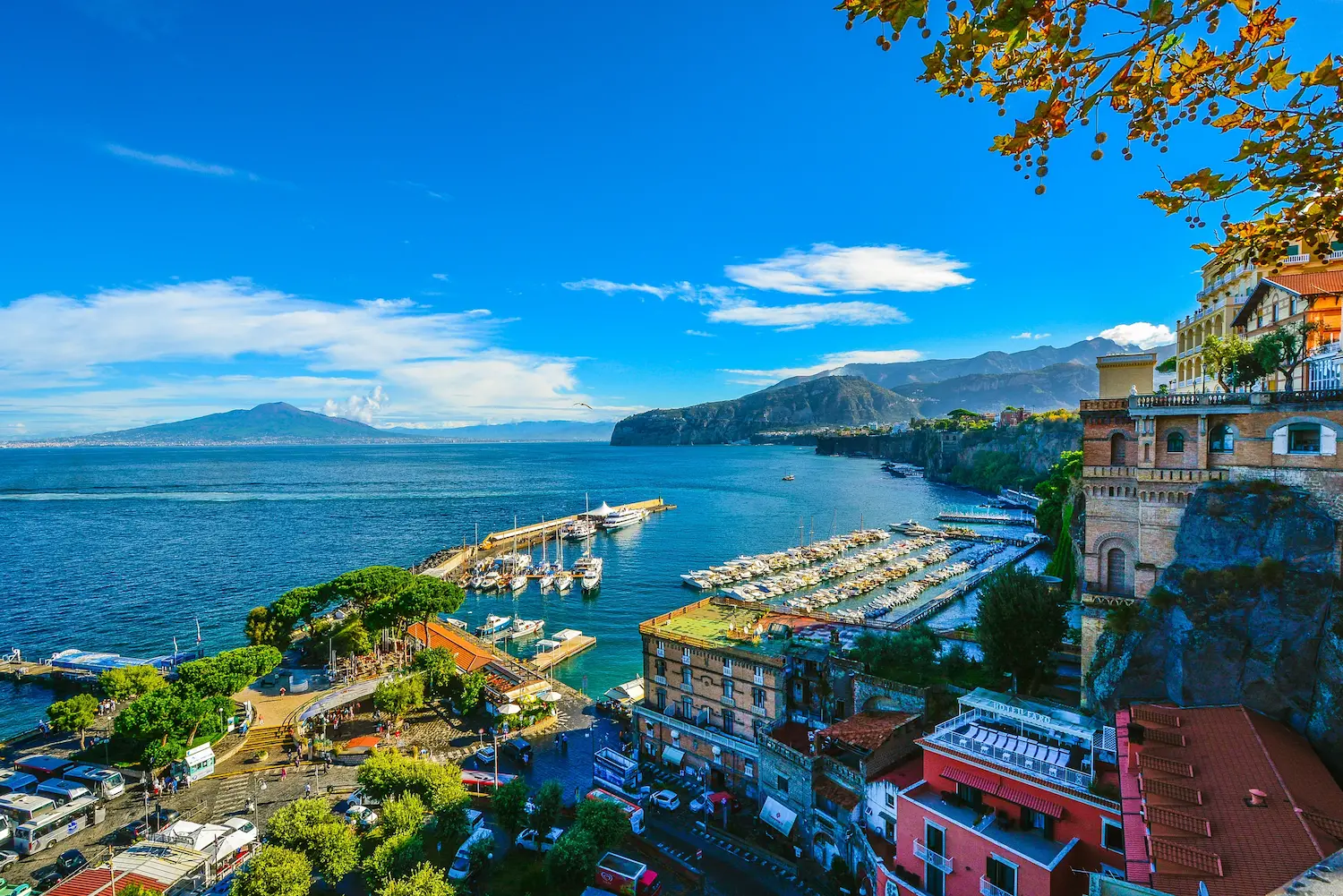 The views over Sorrento and beyond