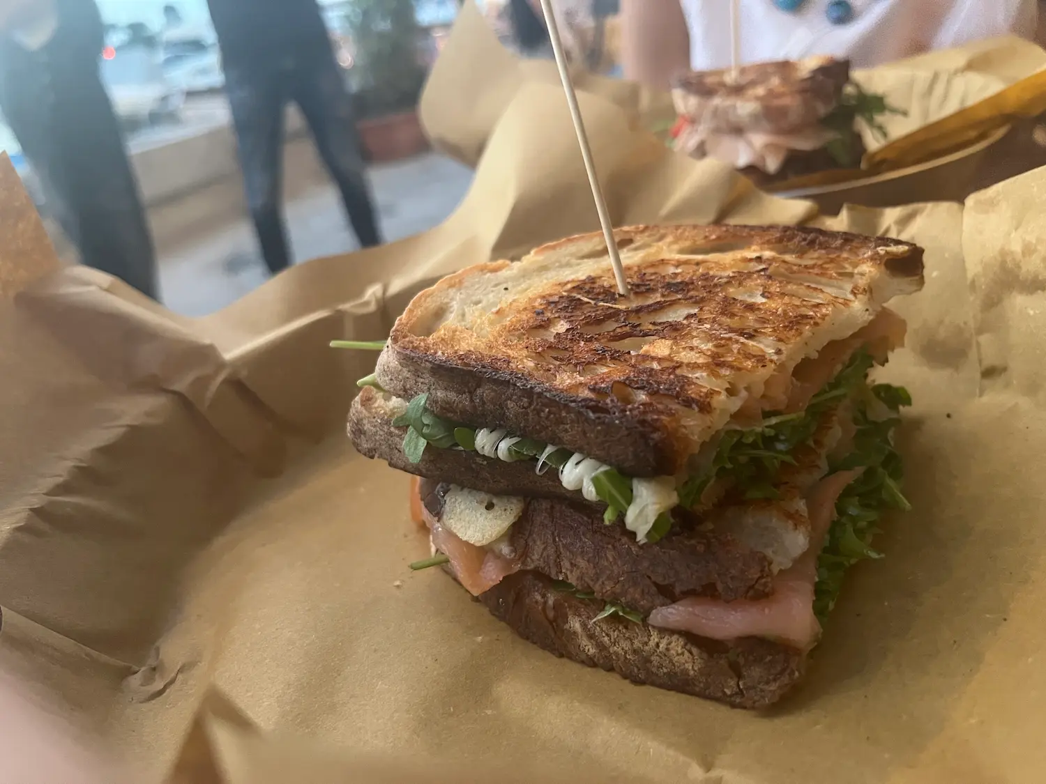 Zingara toasted sandwich