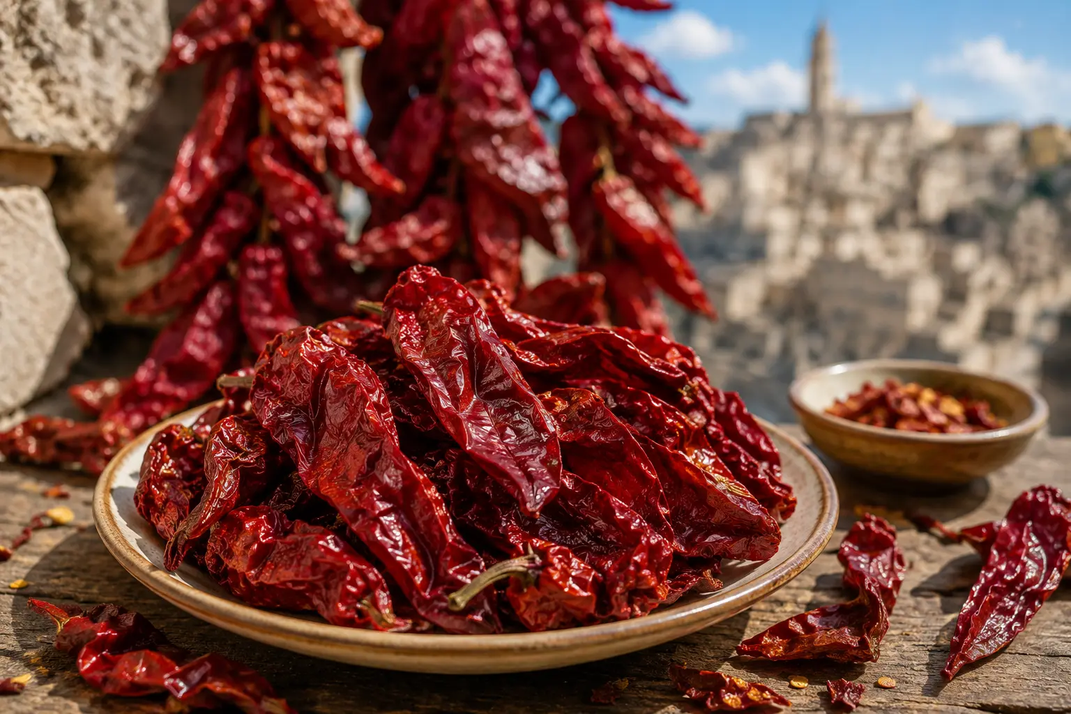 Cruschi peppers - the defining flavour of Basilicata