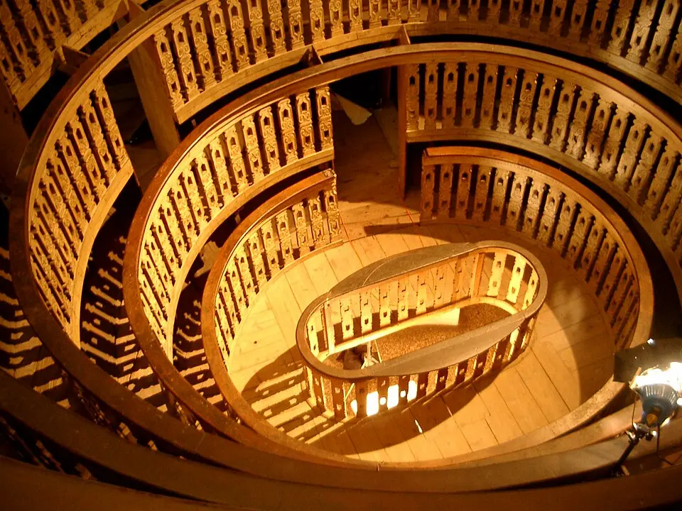 The Anatomical Theatre at Padua University - built in 1594, the oldest surviving permanent anatomical theatre in the world
