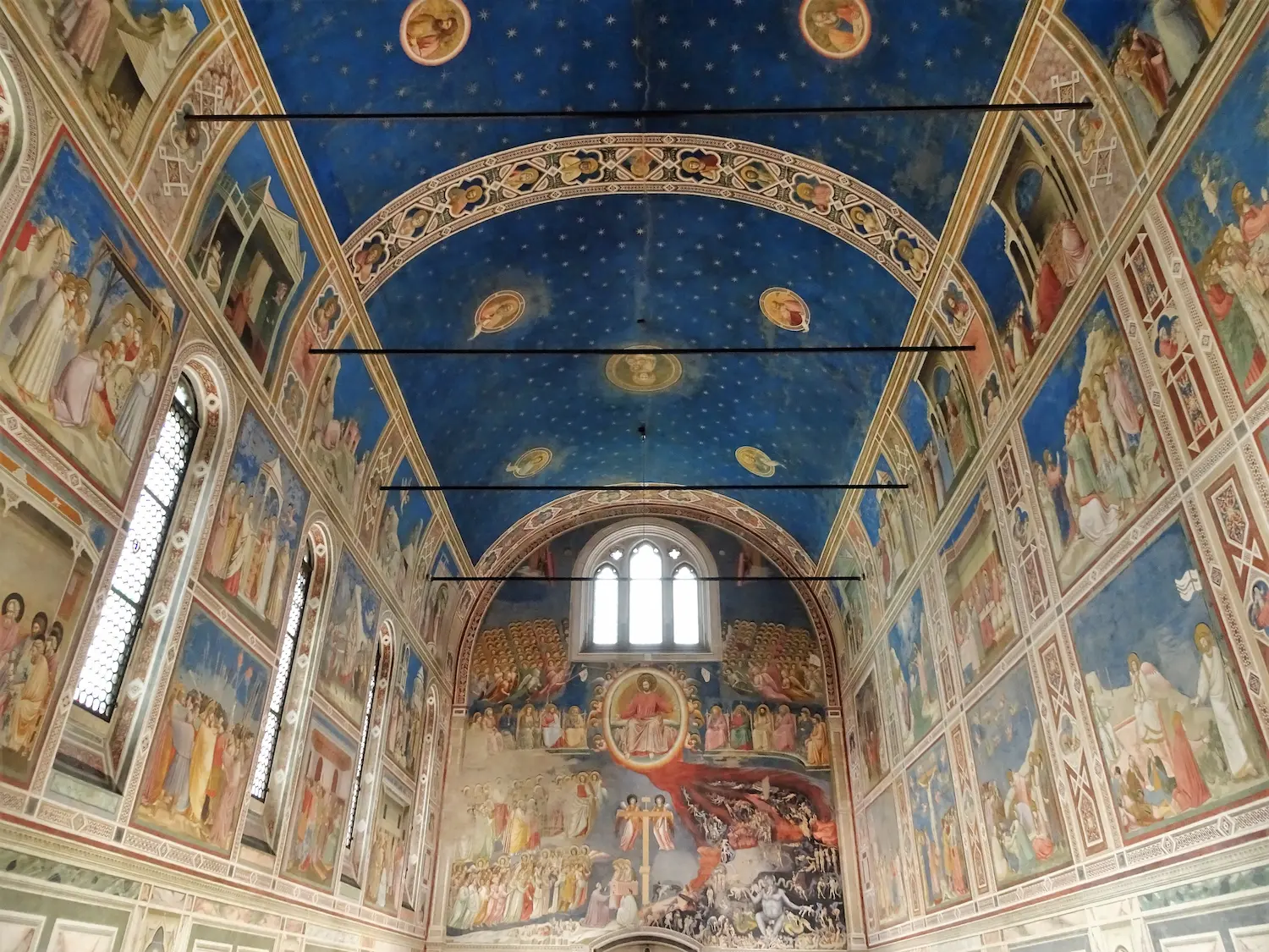 The Scrovegni Chapel commissioned by Enrico Scorvegni.