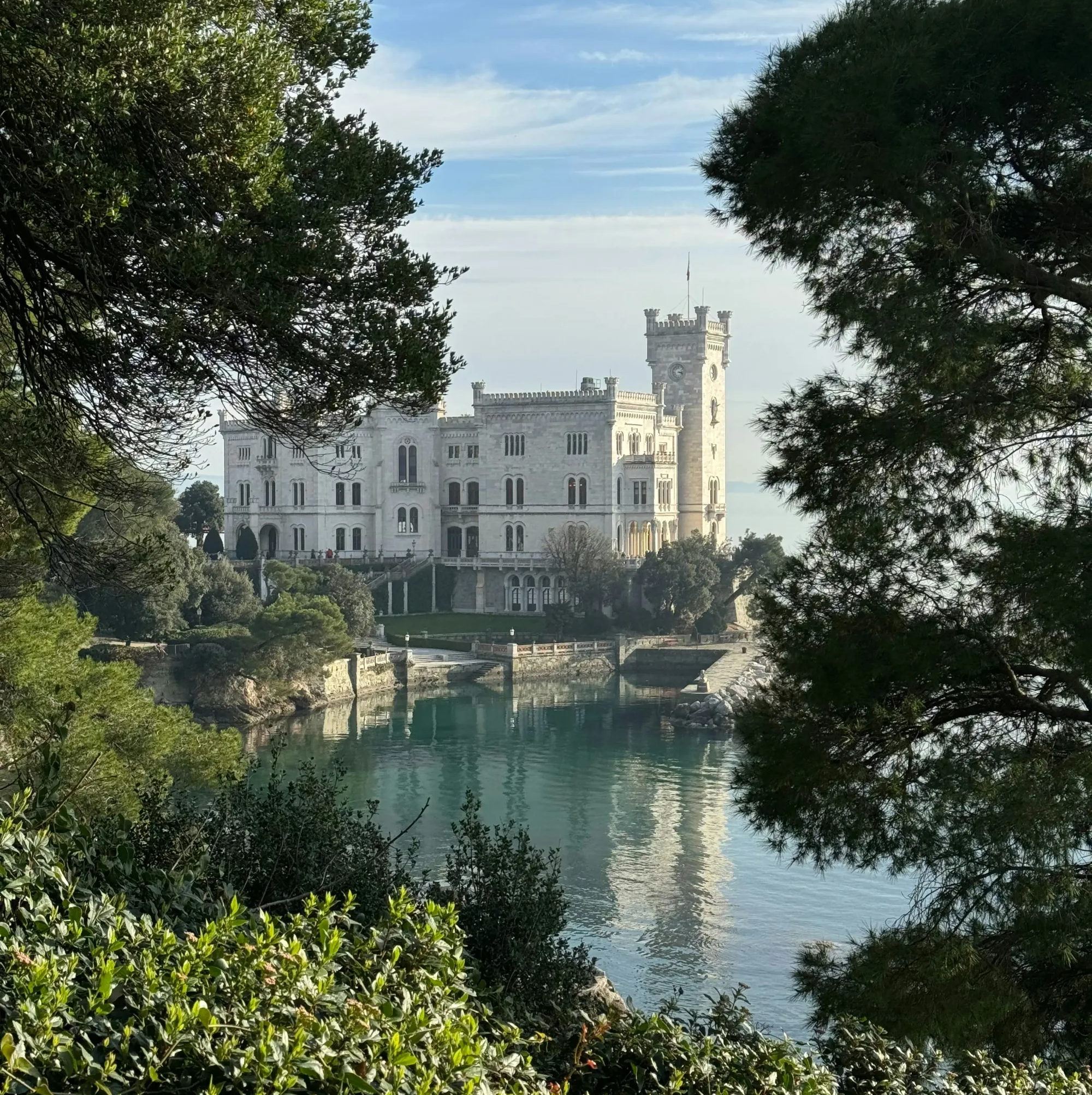 Miramare Castle, overlooking the Gulf of Trieste