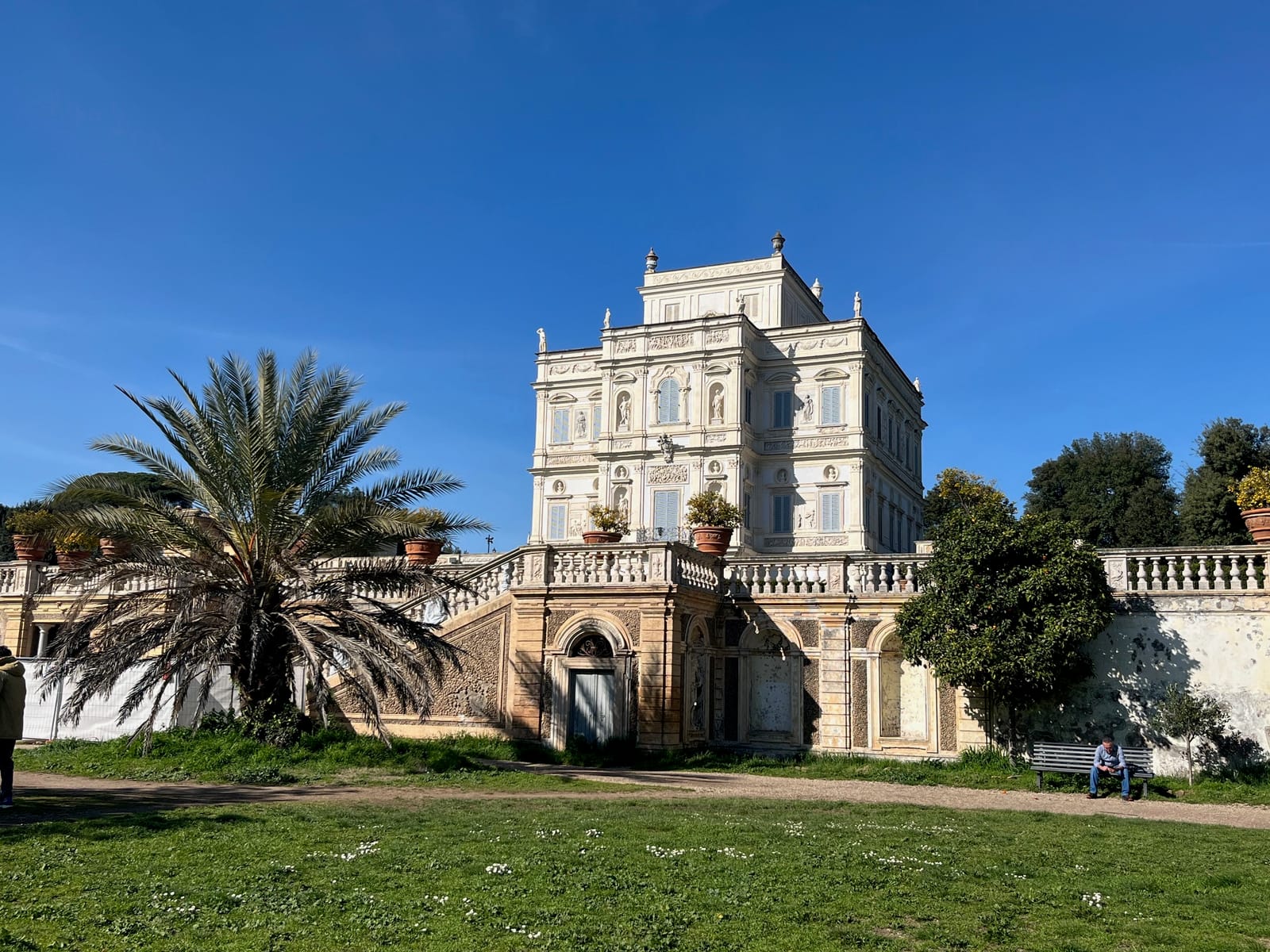 View from the gardens of Villa Doria Pamphili, Rome
